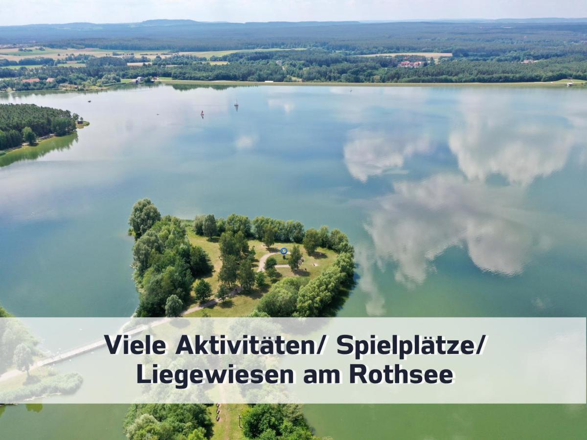 Ferienhaus Rothsee-Oase Ideale Ausgangslage Mit Tollem Ausblick, Sauna Und Privatem Garten Roth  Ngoại thất bức ảnh