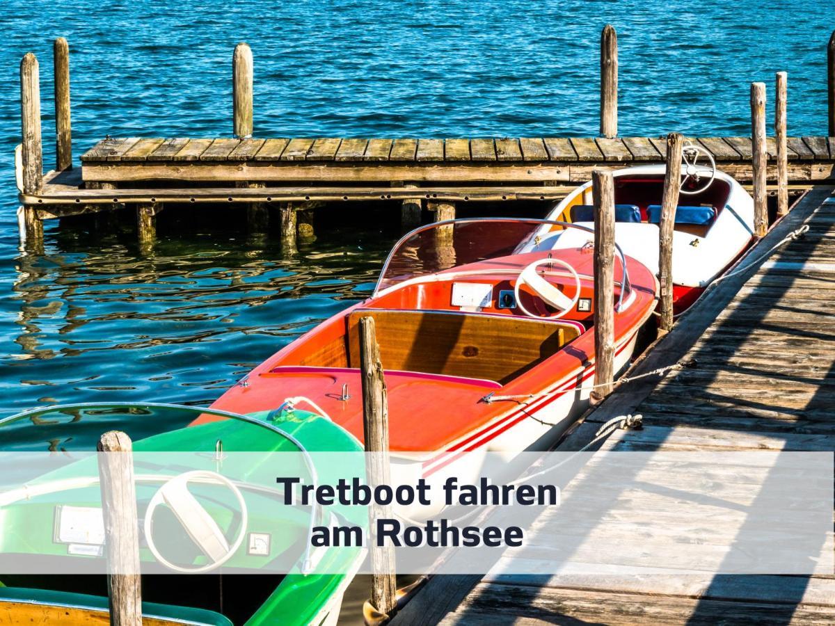 Ferienhaus Rothsee-Oase Ideale Ausgangslage Mit Tollem Ausblick, Sauna Und Privatem Garten Roth  Ngoại thất bức ảnh